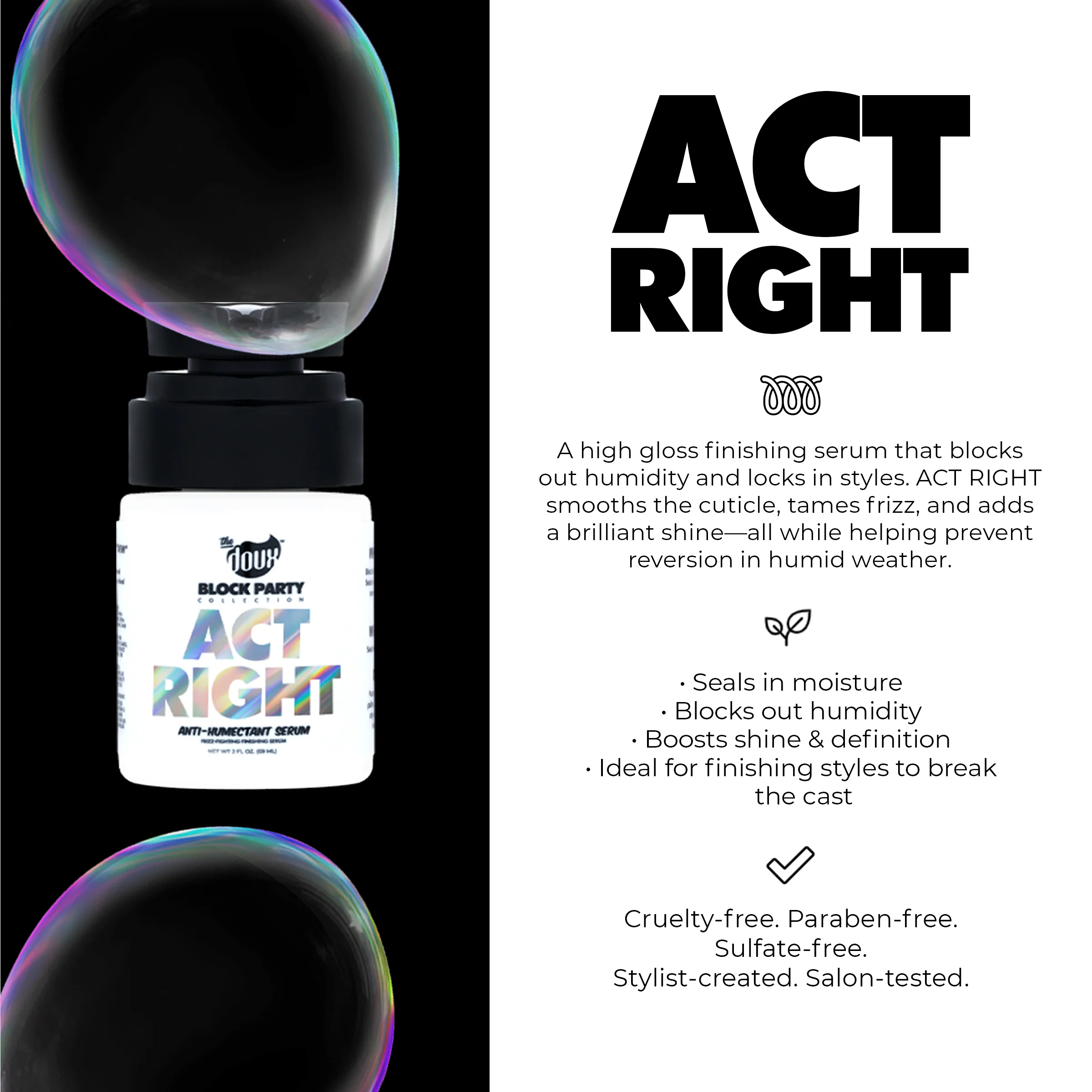 ACT RIGHT Anti-Humectant Serum 2 oz - Image 4
