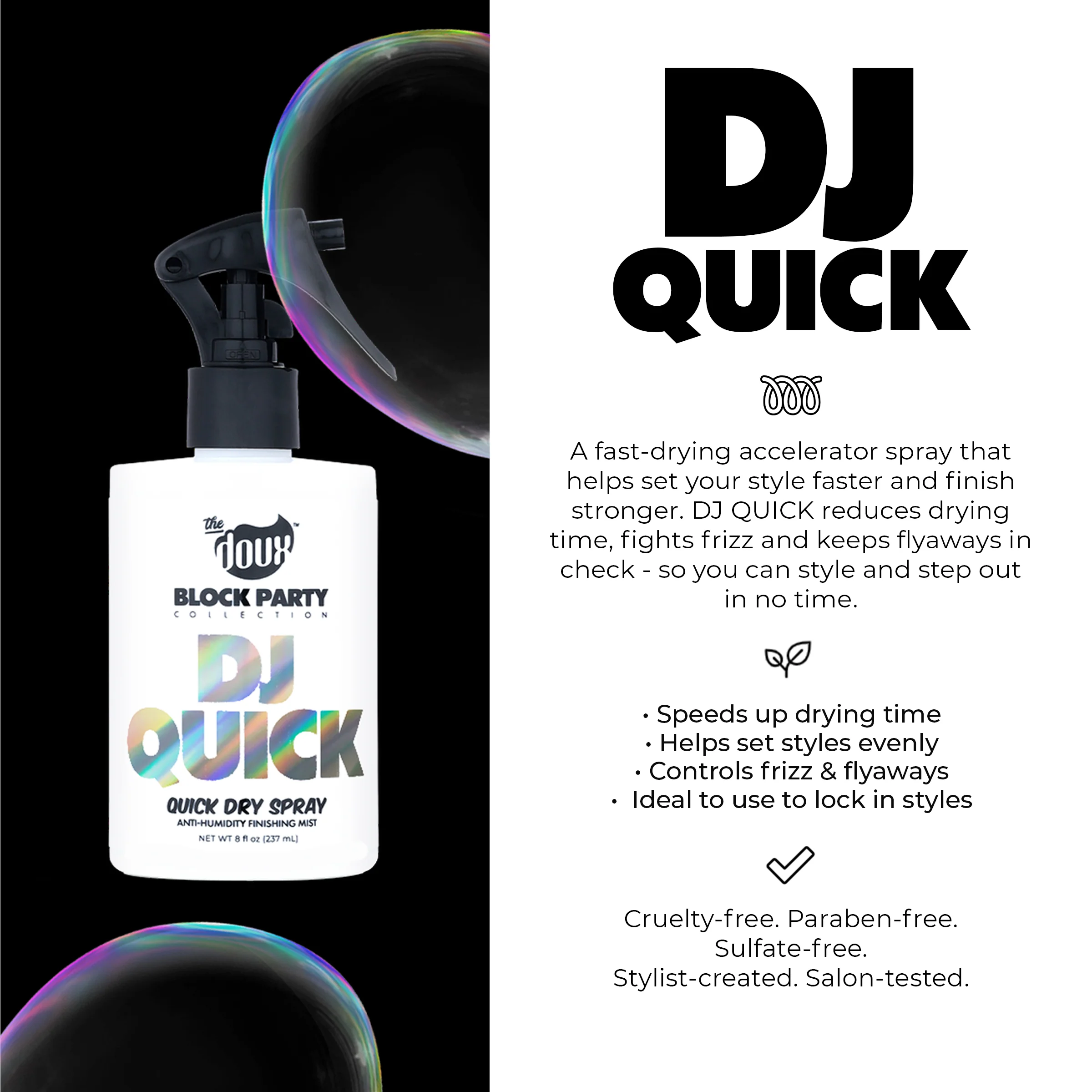 DJ QUICK Quick Dry Spray 8 oz - Image 3